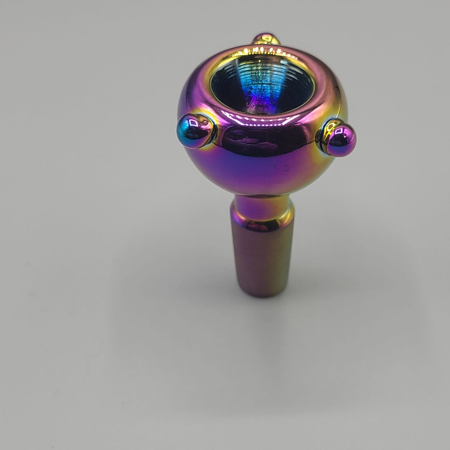 14mm Rainbow Coated Male Glass Bowl