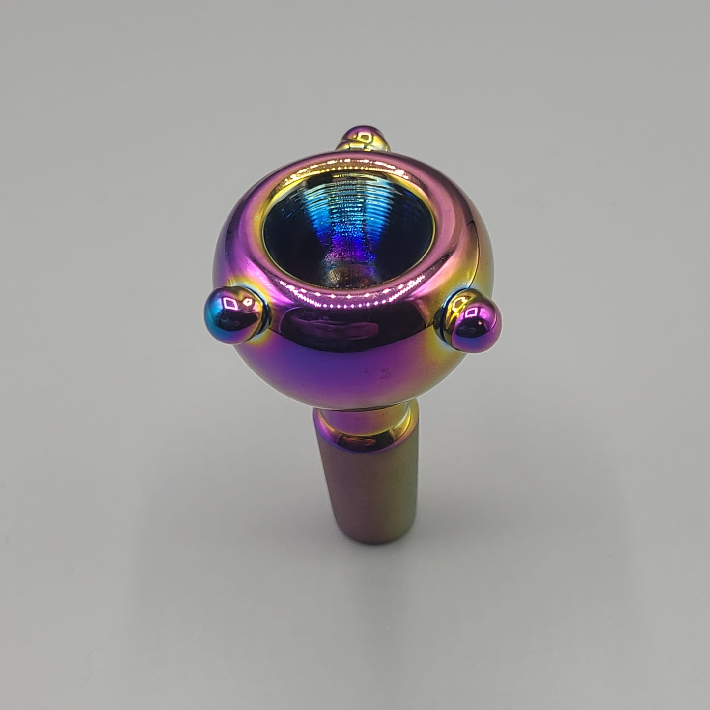 14mm Rainbow Coated Male Glass Bowl