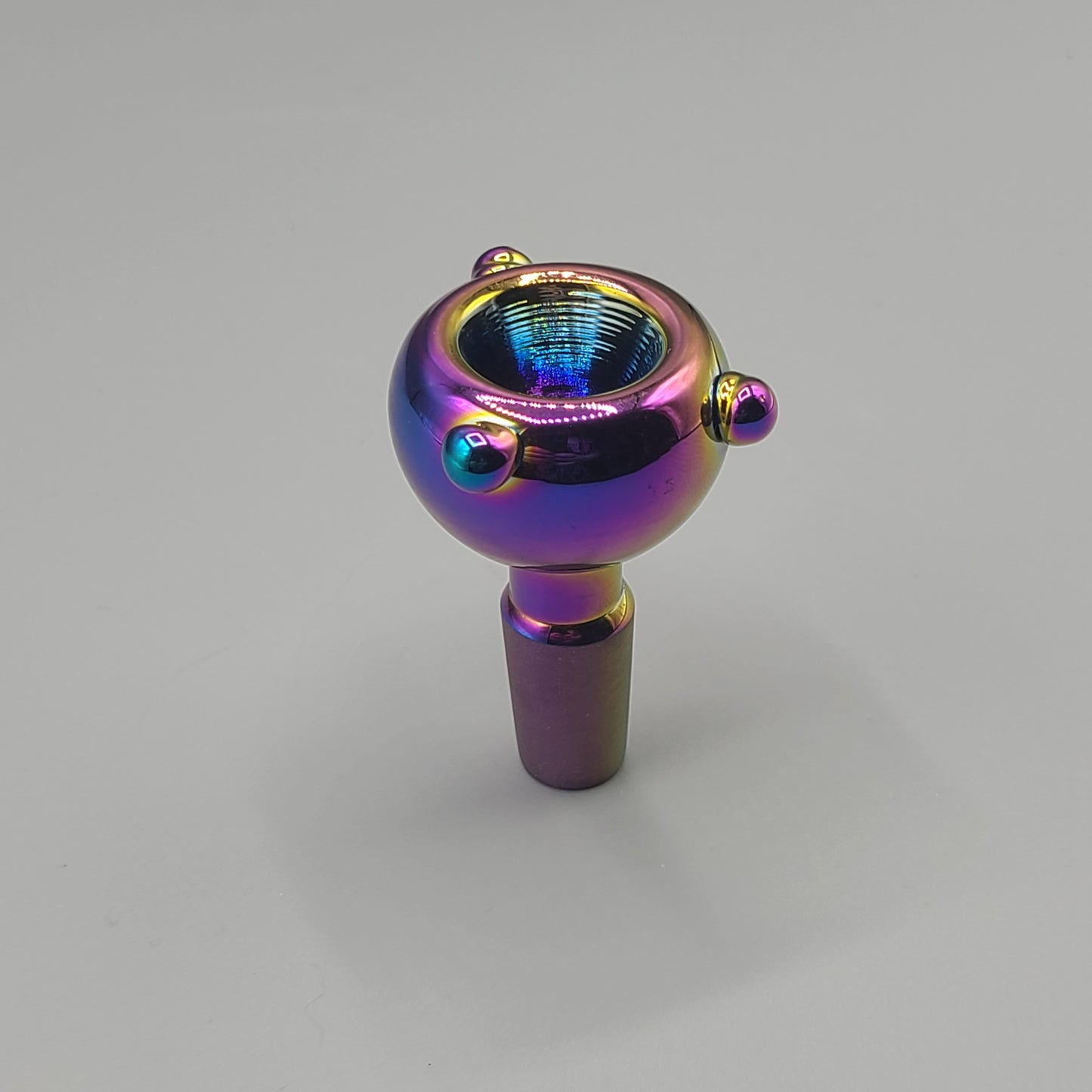 14mm Rainbow Coated Male Glass Bowl