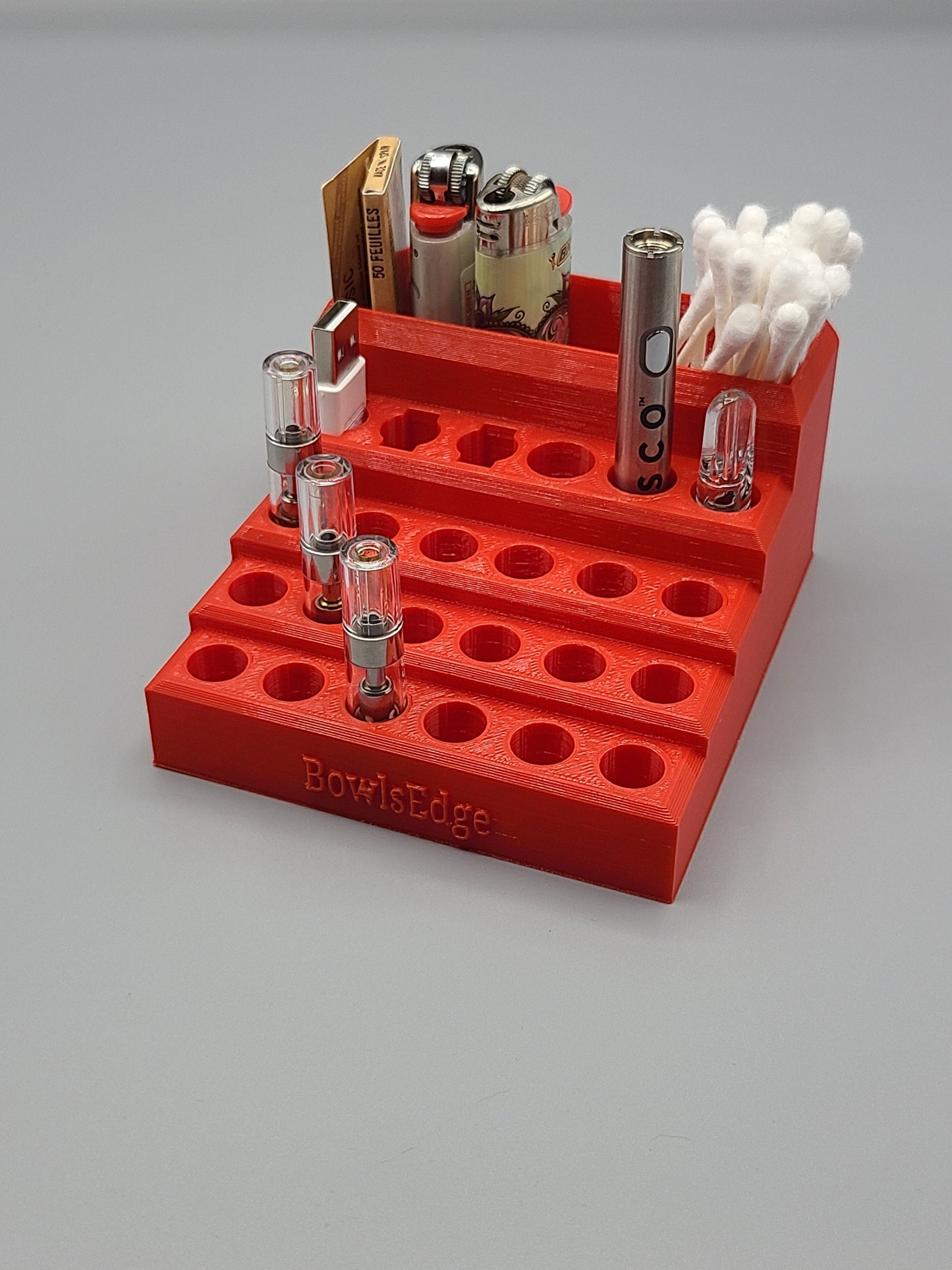 510 Cartridge Holder with Storage, 510 Vape Stand, Cartridge Stash Box, 510 Battery Holder, Thread Holder, SmokingAccessories, 420 gifts