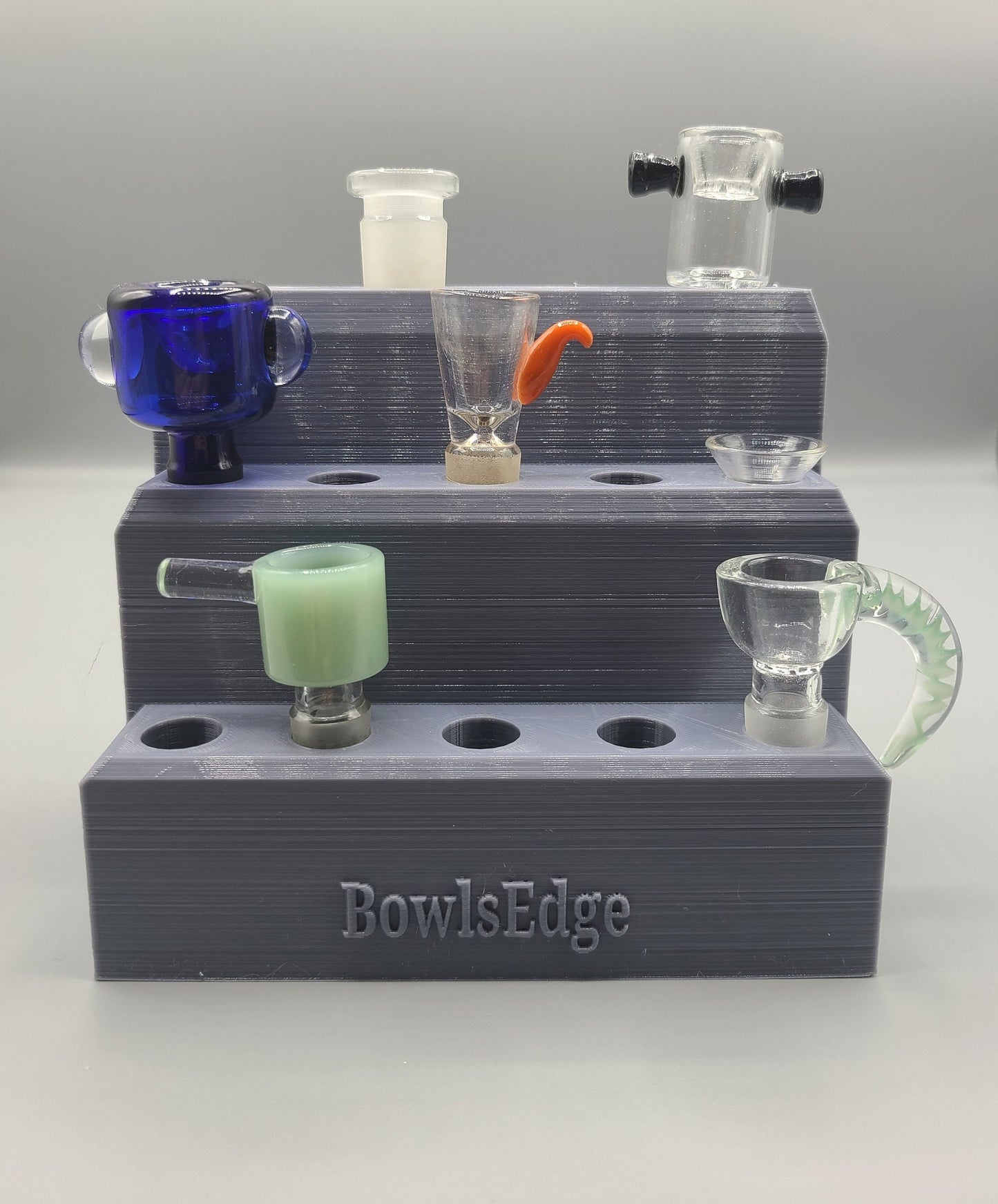 Downstem Bowl Banger Stand Display, 14mm & 18 mm
