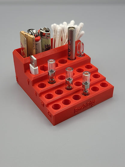 510 Cartridge Holder with Storage, 510 Vape Stand, Cartridge Stash Box, 510 Battery Holder, Thread Holder, SmokingAccessories, 420 gifts