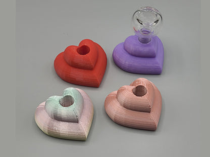 Heart Bowl Banger Stand, 14mm Bowl Display, Smoking Accessories, 420Gifts, Smoking Gifts, Stoner Gifts, 420, Weed Lover Gifts